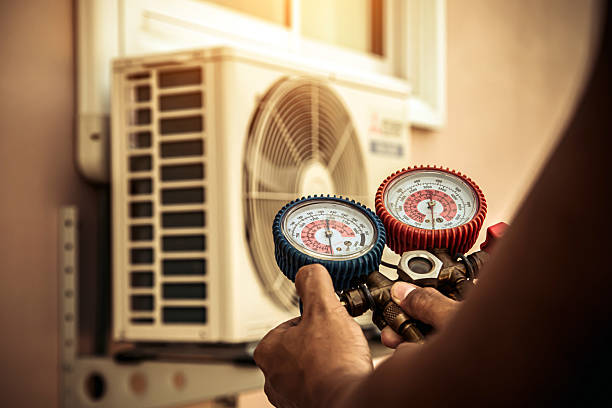 Professional Hvac Installation technician working in Monroe, GA